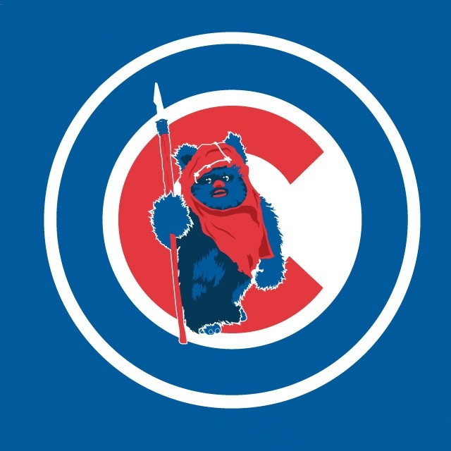 Chicago Cubs Star Wars Logo iron on transfers
